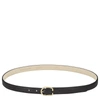 Longchamp Ceinture Femme Le Foulonné In Black