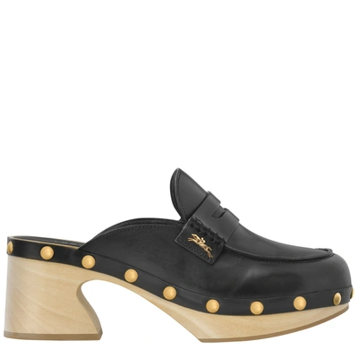 Longchamp Clogs Fall-winter 2023 Collection In Black