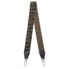 Longchamp Bandoulière Sangle  In Taupe/noir
