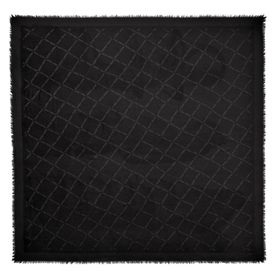 Longchamp Shawl Roseau In Black