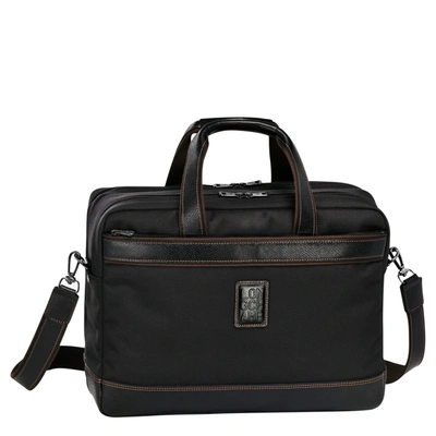 Longchamp Briefcase L Boxford In Black
