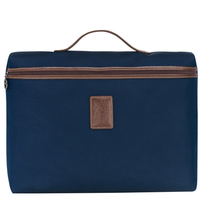 Longchamp Briefcase S Boxford In Blue