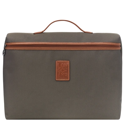 Longchamp Briefcase S Boxford In Brown