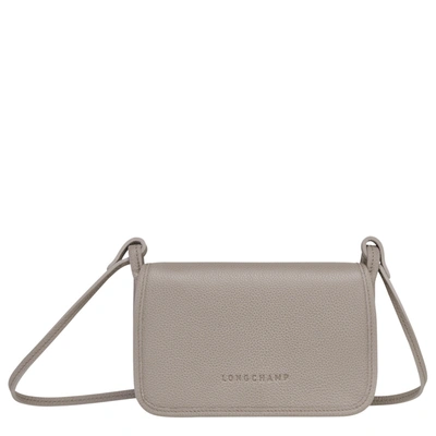 Longchamp Pochette Xs Le Foulonné In Turtledove