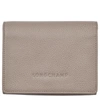 Longchamp Portefeuille Le Foulonné In Turtledove