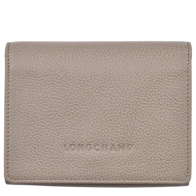 Longchamp Portefeuille Le Foulonné In Turtledove