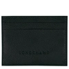 Longchamp Porte-carte Le Foulonné In Black