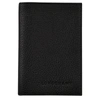 Longchamp Passport Cover Le Foulonné In Black