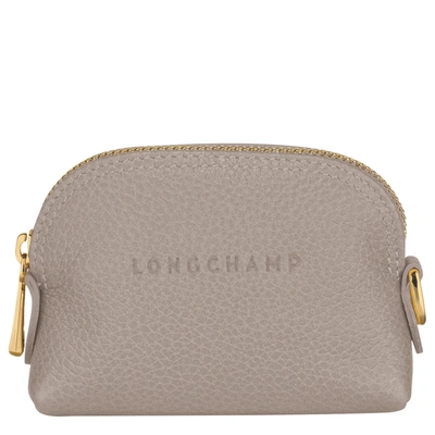 Longchamp Porte-monnaie Le Foulonné In Turtledove