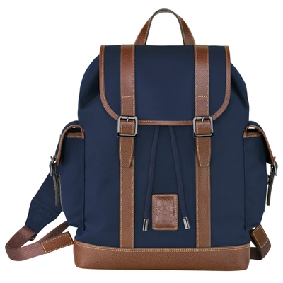 Longchamp Backpack Boxford In Blue