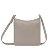 Longchamp Le Foulonne Leather Crossbody Bag In Turtledove