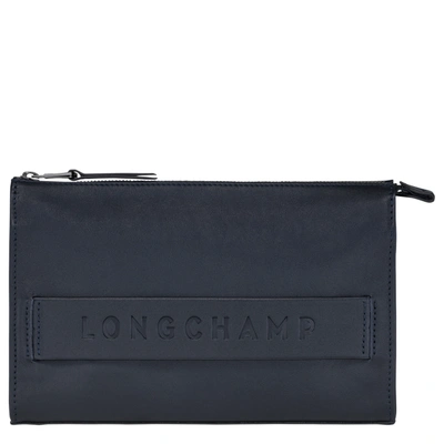 Longchamp Trousse  3d In Midnight Blue