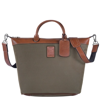 Longchamp Sac De Voyage S Boxford In Brun