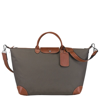 Longchamp Travel Bag L Boxford In Brown