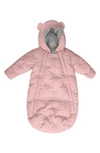 7 A.m. Enfant Bebe Airy Bunting In Cameo Pink