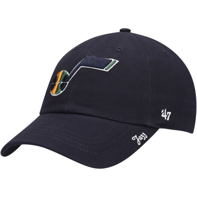 47 ' Navy Utah Jazz Miata Clean Up Logo Adjustable Hat