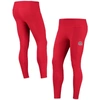 Zoozatz Scarlet Ohio State Buckeyes Pocketed Leggings In Scarlet