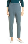 Eileen Fisher Slouch Fleece Ankle Pants In Eucly