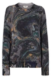 FENDI MARBLED CASHMERE LINED SWEATER