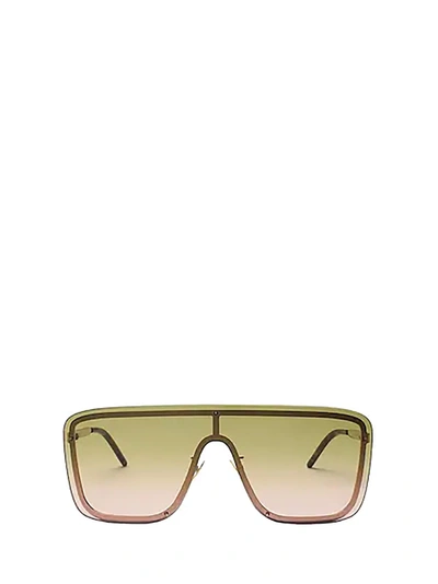 Saint Laurent Sl 364 Mask Gold Sunglasses