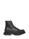 Alexander Mcqueen Tread Slick Sneakers In Black
