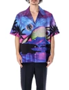 VALENTINO WATER SKY PRINT S/S SHIRT