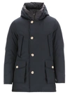 Woolrich Artic Parka Fur Free In Melton Blue