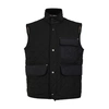 Burberry Diamond-quilted Vintage Check Lined Gilet In Black