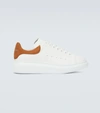 Alexander Mcqueen White & Brown Oversized Sneakers In White/cedar