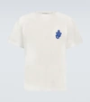 Jw Anderson Anchor Patch Short-sleeve T-shirt In White