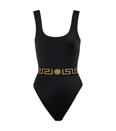 VERSACE GRECA PRINTED SWIMSUIT