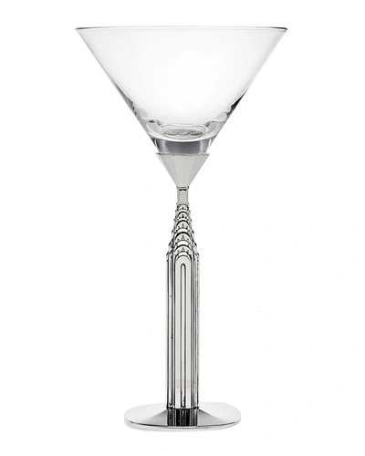 Godinger Chrylser Building Martini Glass