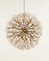 John-richard Collection 43.5" Spherical 30-light Quartz Chandelier