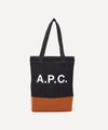 Apc Axelle Logo Tote Bag In Caramel