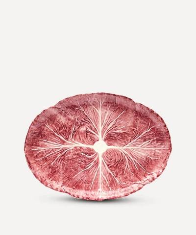Les Ottomans Radicchio Serving Tray In Purple