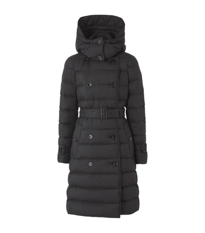 Burberry Detachable-hood Puffer Coat In Black