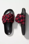 Bernardo Rylee Plaid Leather Sandal In Assorted
