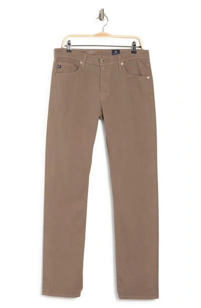 Ag Graduate Tailored Jeans In Forest Brown
