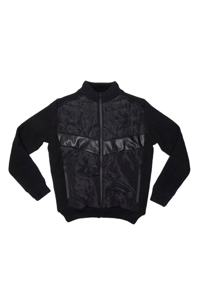 X-ray Lightly Insulated Full Zip Jacket In Black/ Black