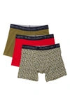 Ted Baker Cotton Stretch Boxer Briefs In Cap/ Lych/ Cap Aw