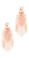 Deepa Gurnani Jody Earrings In Peach