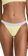 Onia Leila Bikini Bottoms In Yellow