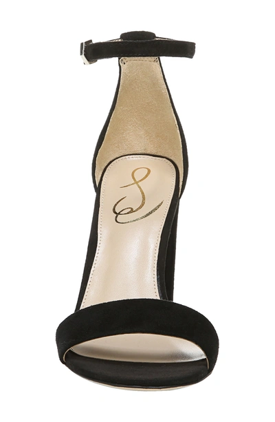 Sam Edelman Yaro Ankle Strap Sandal In Black Suede