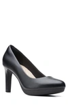 Clarks Ambyr Joy In Black Leather