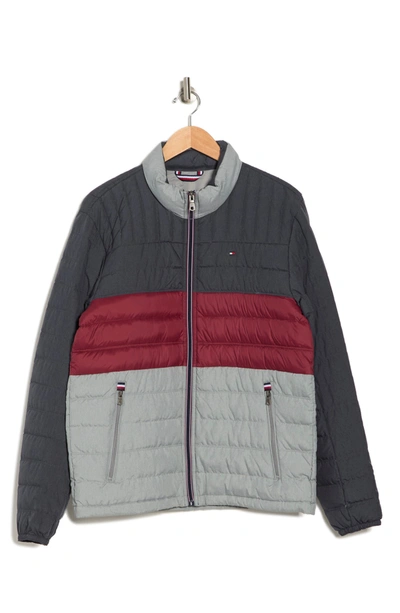 Tommy Hilfiger Real Down Packable Puffer Jacket In Hgr Navy
