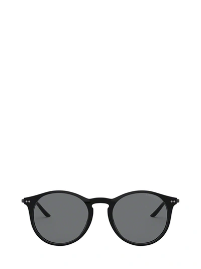 Giorgio Armani Square Frame Sunglasses In Black