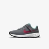 Nike Revolution 6 Flyease Little Kids' Easy On/off Shoes In Smoke Grey,washed Teal,siren Red