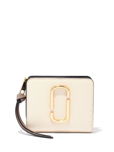Marc Jacobs The Snapshot Mini Compact Wallet In White