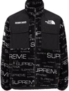Supreme X The North Face Fleece Jacket In Black