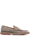 OFFICINE CREATIVE KENT 008 SUEDE LOAFERS